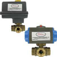 dwyer  Valves 閥  
Automated Ball Valve, 
3-Way Brass NPT 
自動球閥-銅製三通 3ABV系列