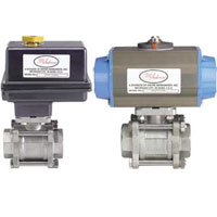 dwyer  Valves 閥 
Automated Ball Valve - Three-Piece SS NPT 
三件式不鏽鋼NPT自動球閥   BV3系列