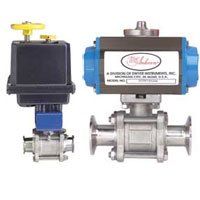 dwyer  Valves 閥  
Automated Ball Valve – Three-Piece SS Sanitary 
三件式不鏽鋼食品衛生級自動球閥
  BV3-TC系列